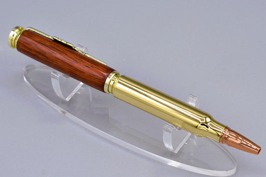 Handmade Bullet Twist Pen. Bloodwood.