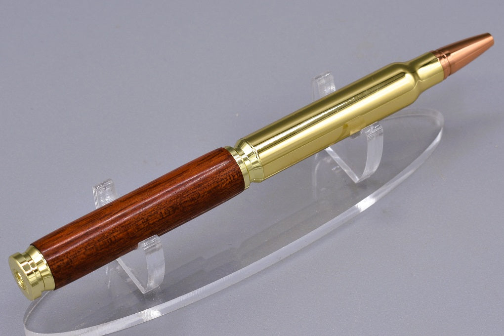 Handmade Bullet Twist Pen. Bloodwood.