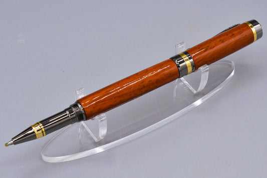Handmade Classic Rollerball pen. Padauk wood.
