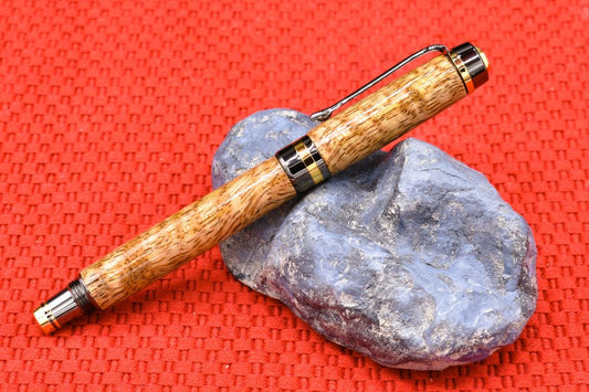 Handmade Classic Rollerball pen. Mango wood.