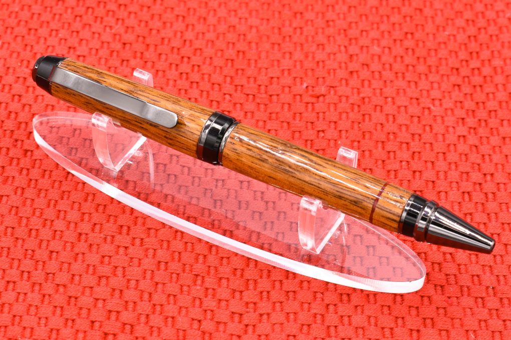 Handmade Cigar twist pen. Tzalam wood.