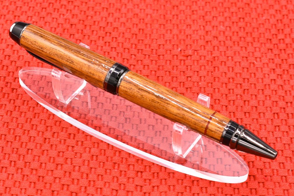 Handmade Cigar twist pen. Tzalam wood.