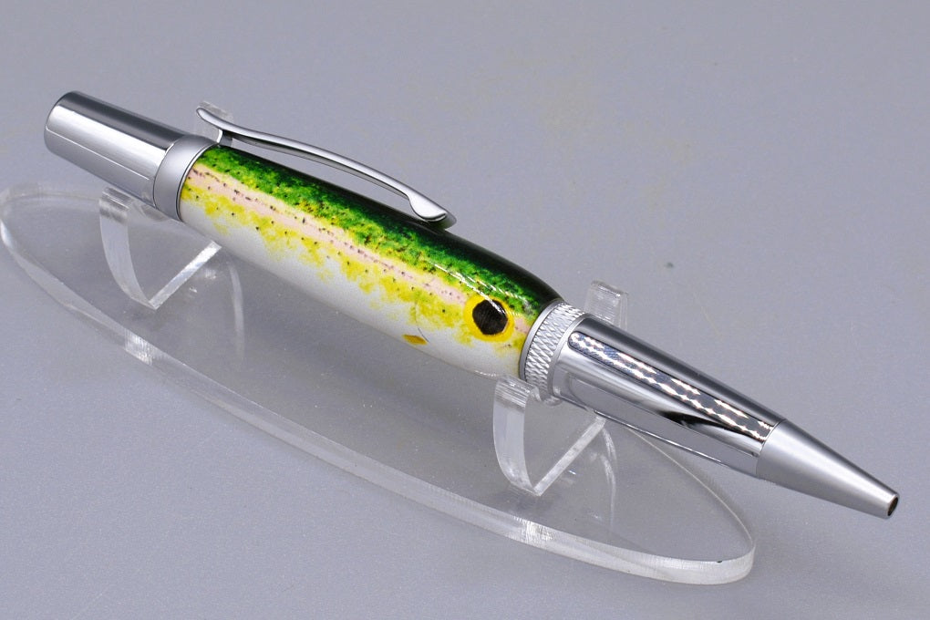 Handmade Knurl twist fishing lure pen 2.