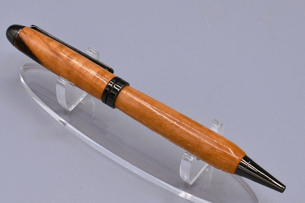 Handmade Round Top twist pen. Cherry wood.