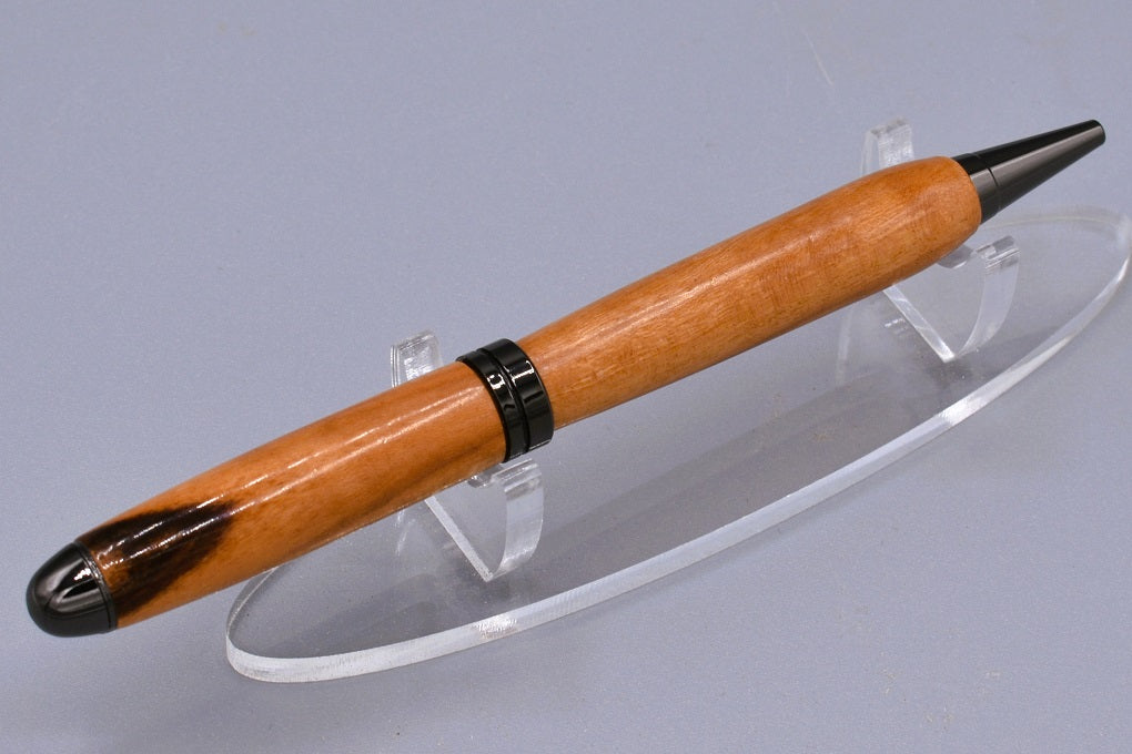 Handmade Round Top twist pen. Cherry wood.