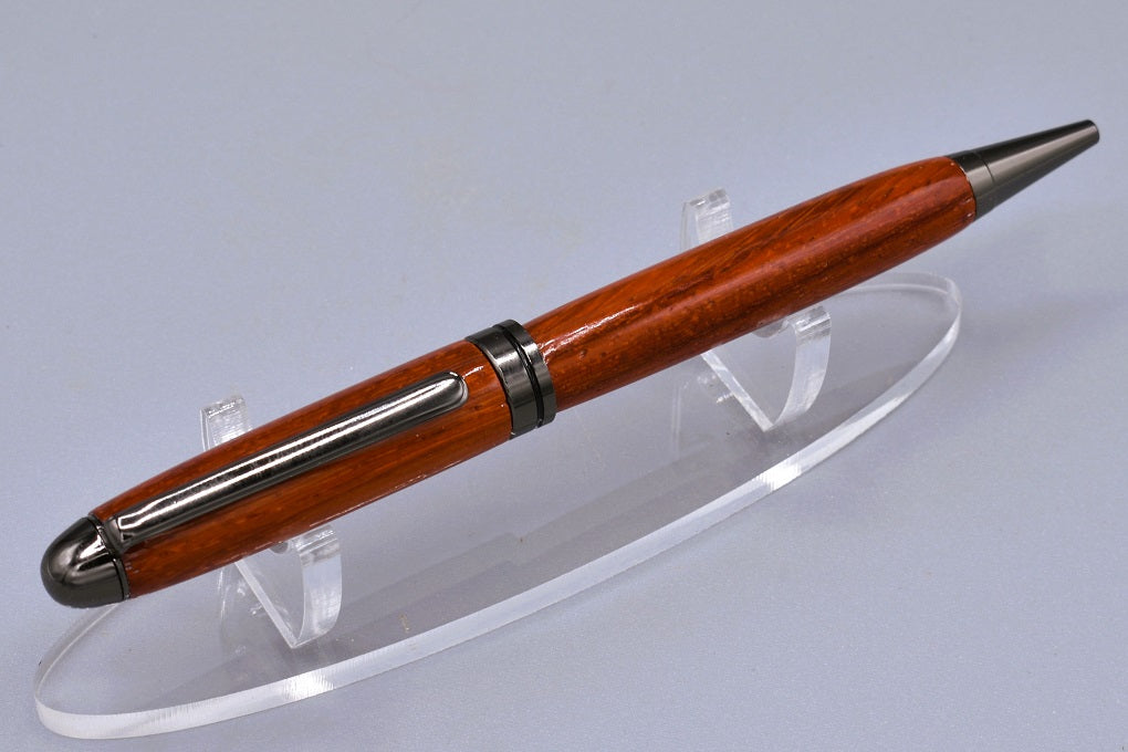 Handmade Round Top twist pen. Padauk wood.