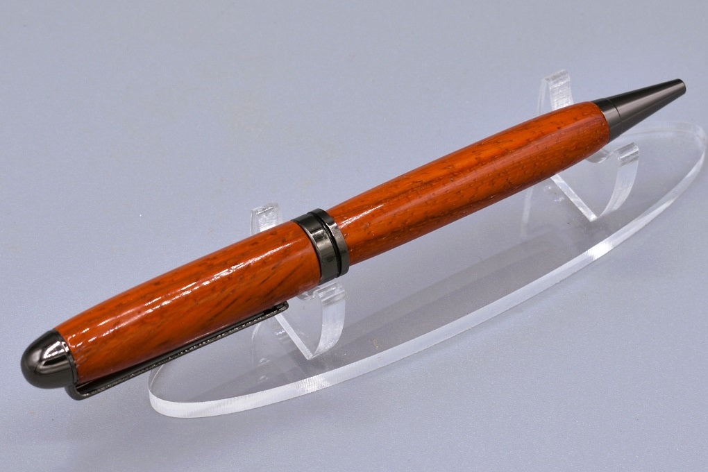 Handmade Round Top twist pen. Padauk wood.