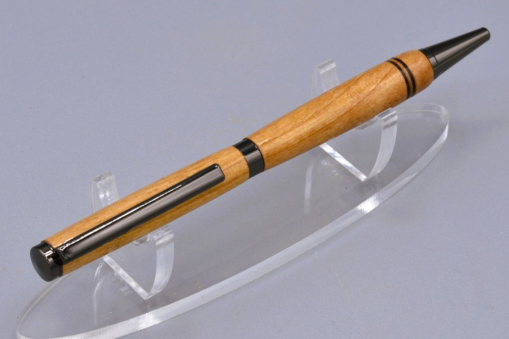 Handmade Slim twist pen. Cherry wood 1.