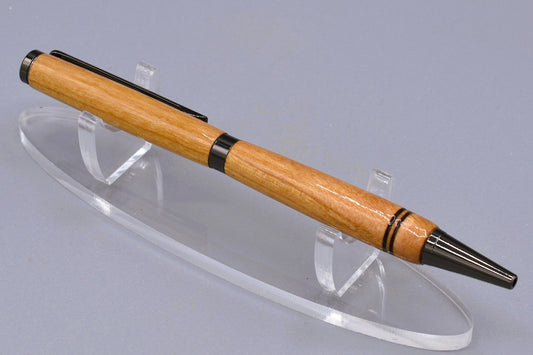Handmade Slim twist pen. Cherry wood 1.