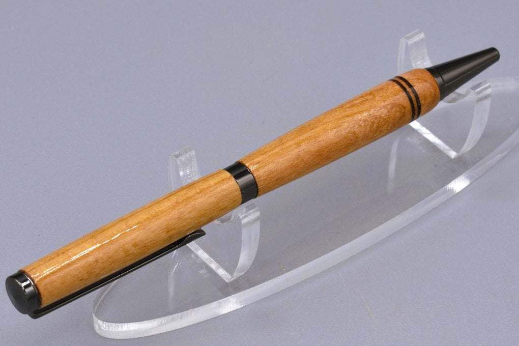 Handmade Slim twist pen. Cherry wood 1.