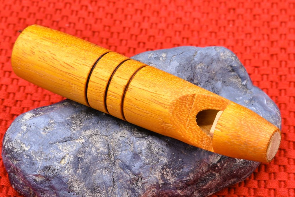 Handmade Classic Whistle. Osage Orange wood.