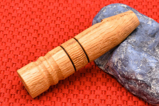 Handmade Classic Whistle. Red Oak wood.