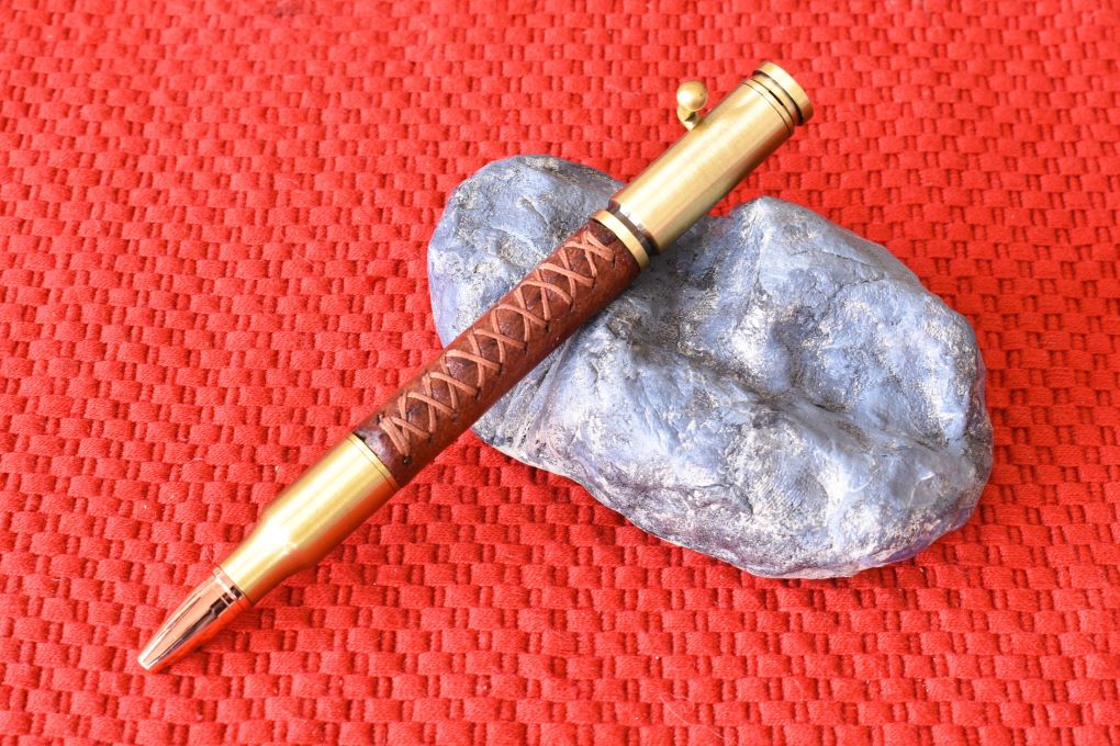 Handmade Leather Wrapped Pens