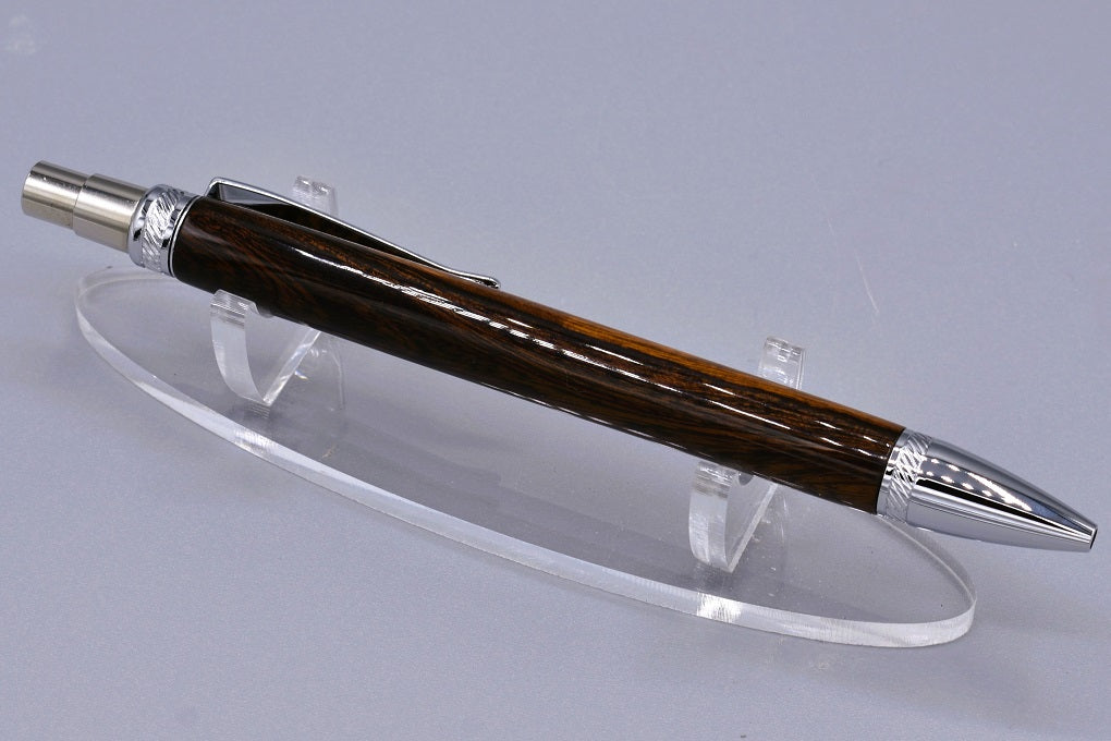 Handmade Thick click pen. Morado wood.