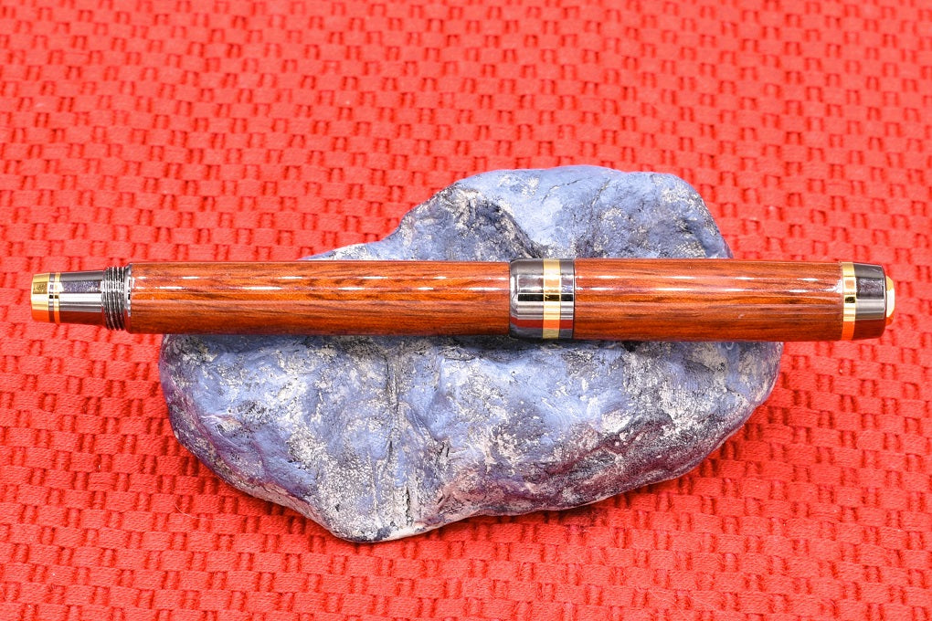 Handmade Classic fountain pen in Bloodwood.