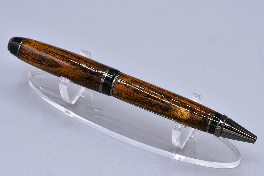 Handmade Cigar twist pen. Dyed mulberry wood.