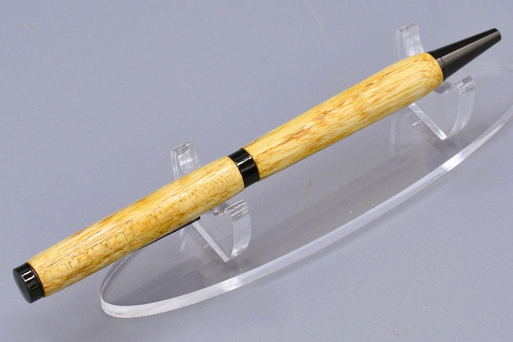 Handmade Slim twist pen. Hackberry wood.