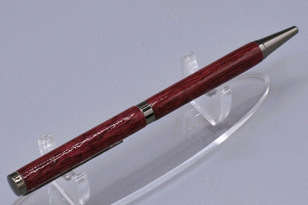 Handmade Slim twist pen. Purpleheart wood.