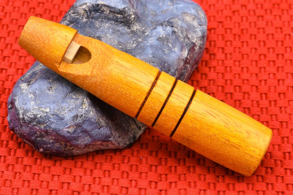 Handmade Classic Whistle. Osage Orange wood.