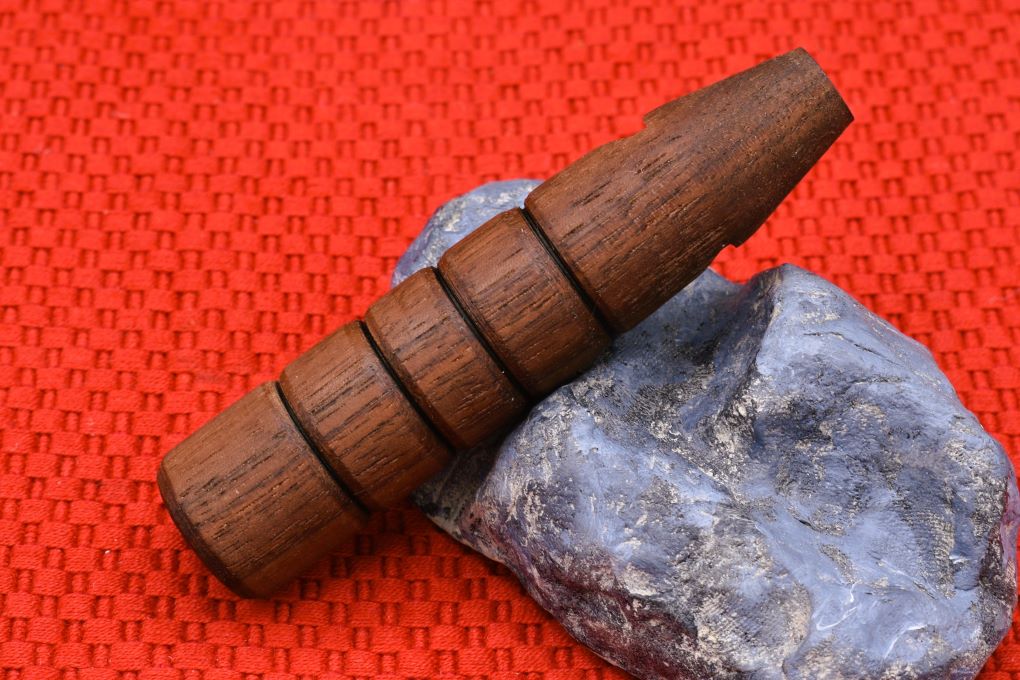Handmade Classic Whistle. Walnut wood.