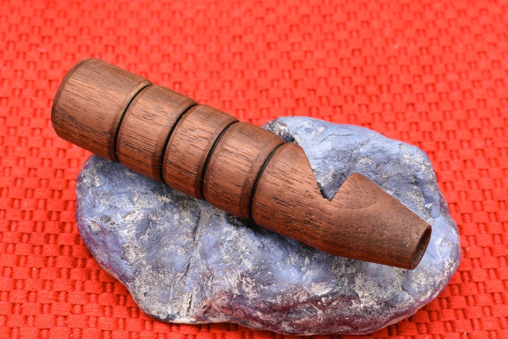Handmade Classic Whistle. Walnut wood.